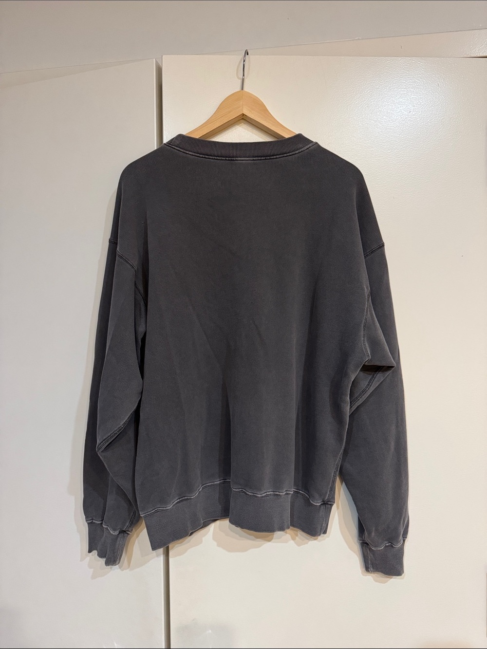 Elwood 100% Cotton Classic Core Crewneck in Faded Gray, size S - Picture 5 of 6